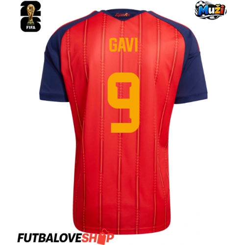 Dres Španielsko Paez Gavi #9 Domáci MS 2026 Krátky Rukáv